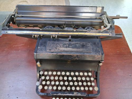 Oude typemachine
