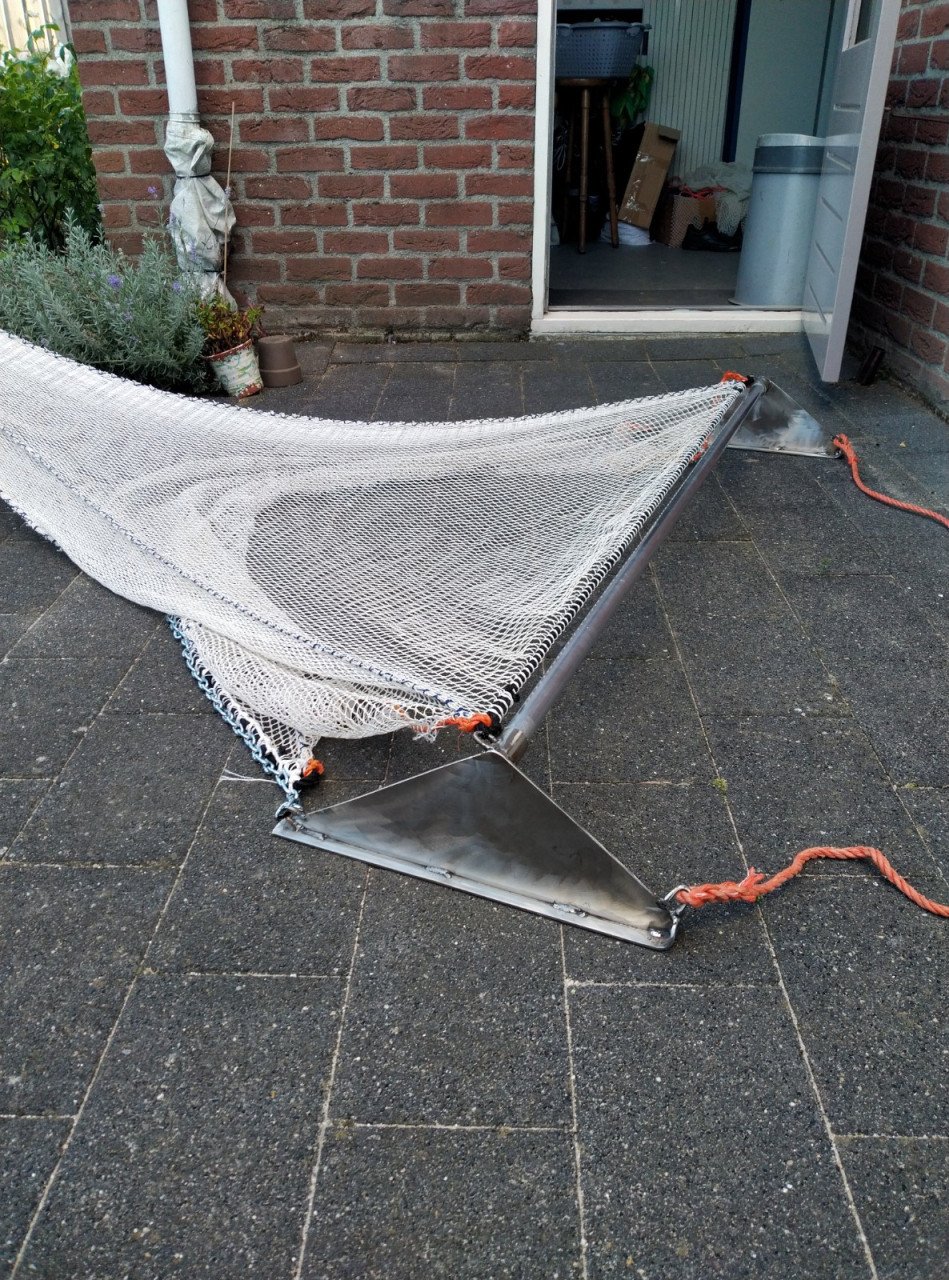 Te Koop garnalen/visnet voor strand of boot