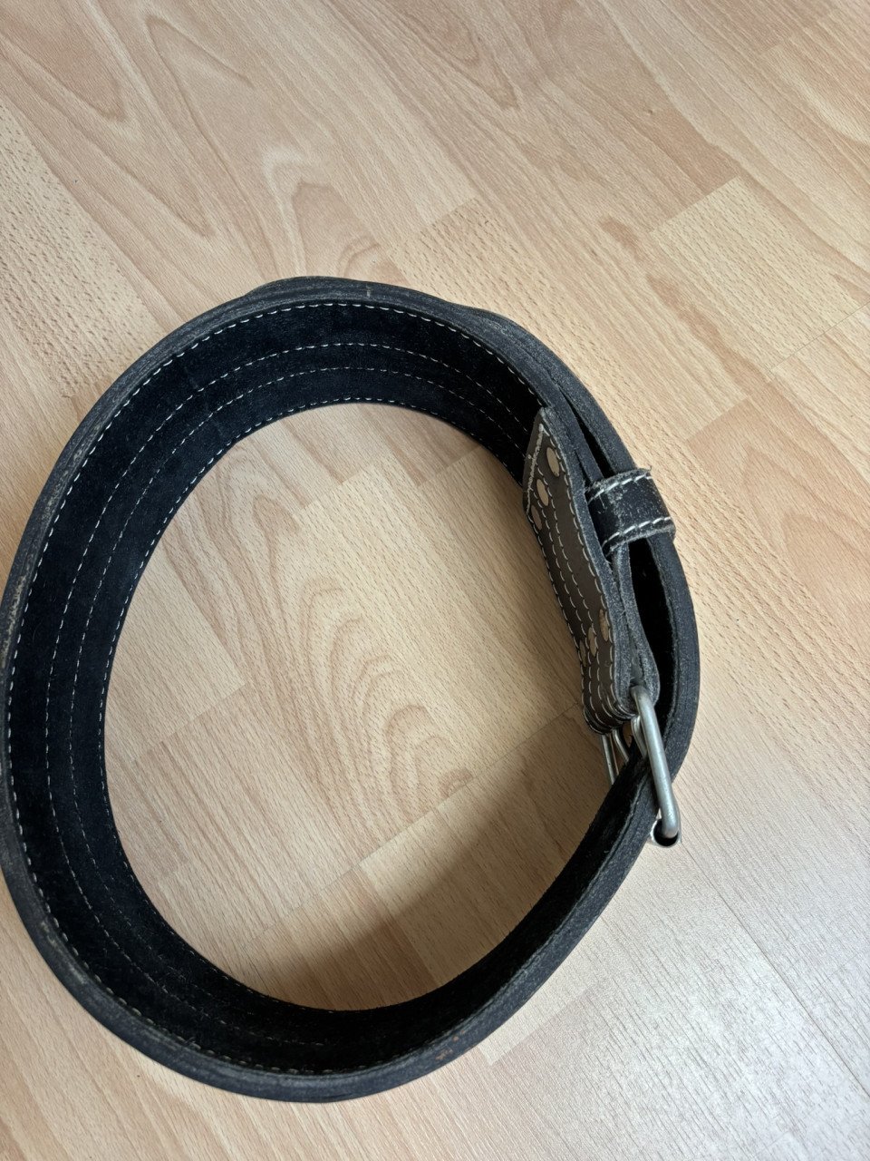 Powerlift riem 1.20 zwart leer
