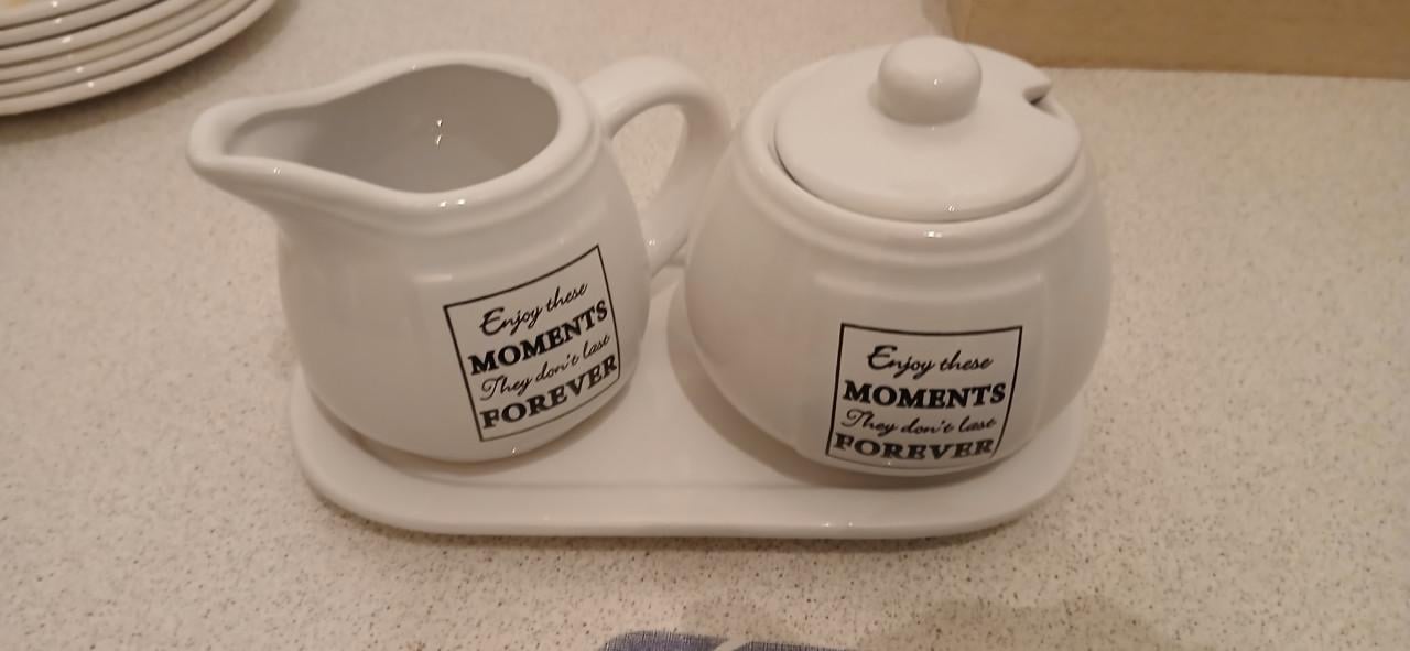 Roomsetje  voor de koffie/thee nieuw!!