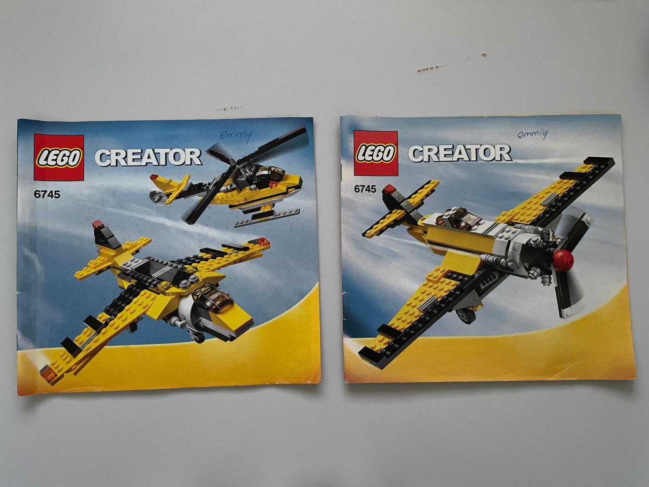 Lego pakket Creator: 31006 + 31101 +6745 waarde €23 voor €15
