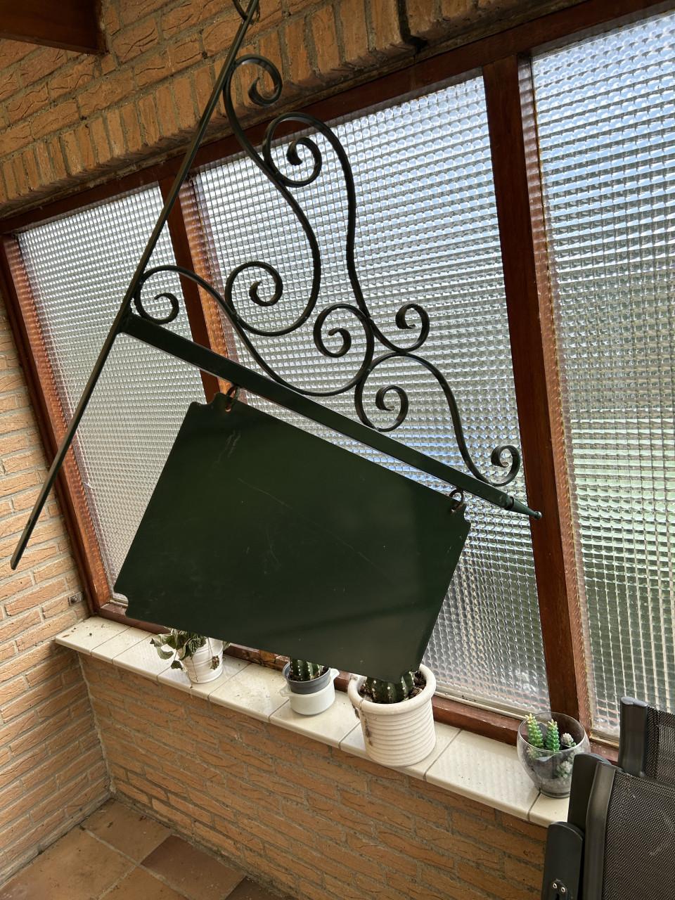 Metalen naambord