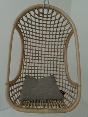 HK living rotan hangstoel binnen / buiten