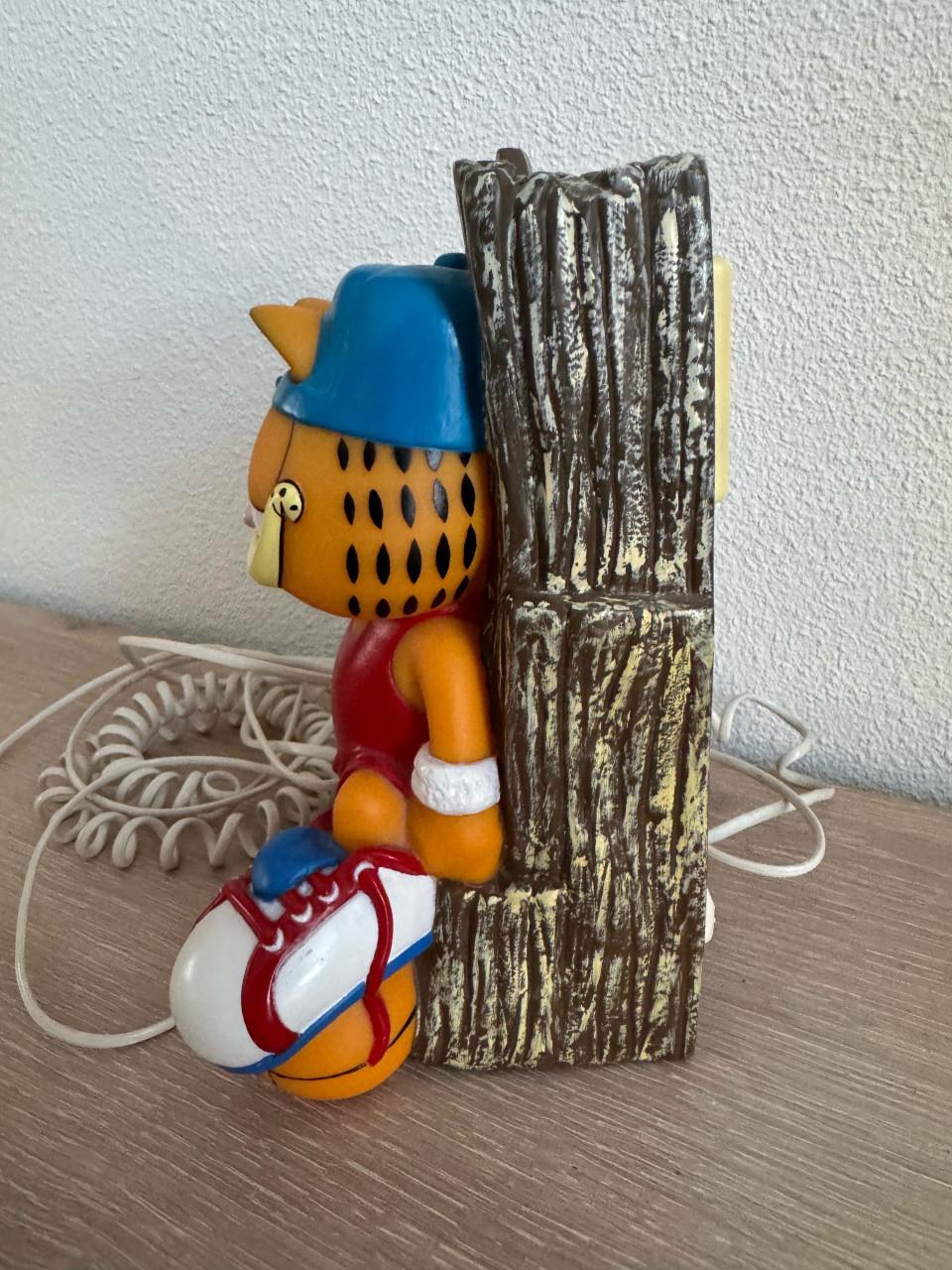 Vintage Garfield Telefoon - Basketbal (werkend)