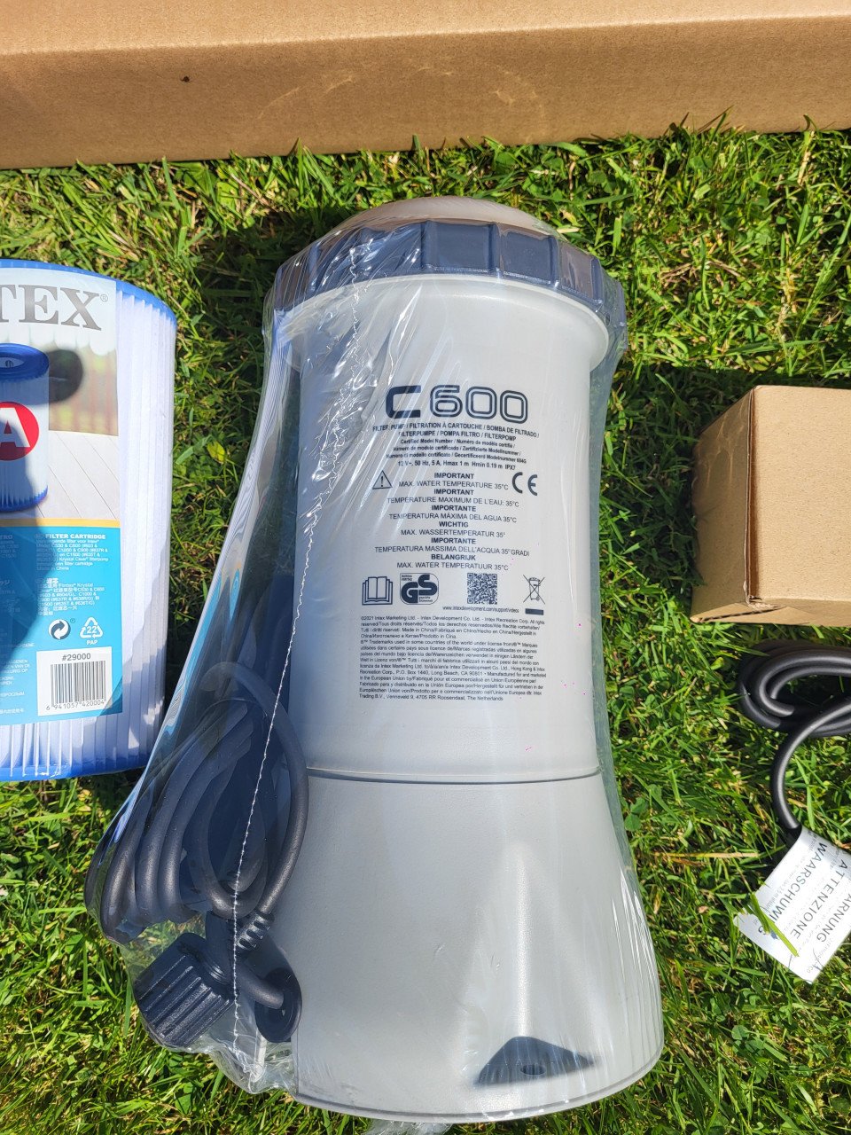 Intex filterpomp en trap NIEUW