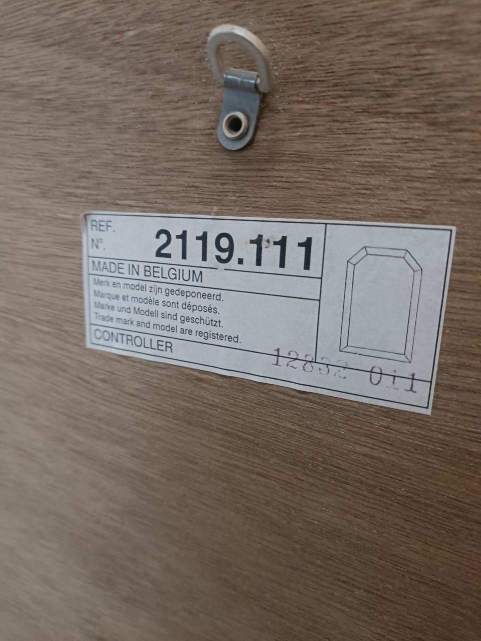 Vintage spiegel met facet geslepen rand