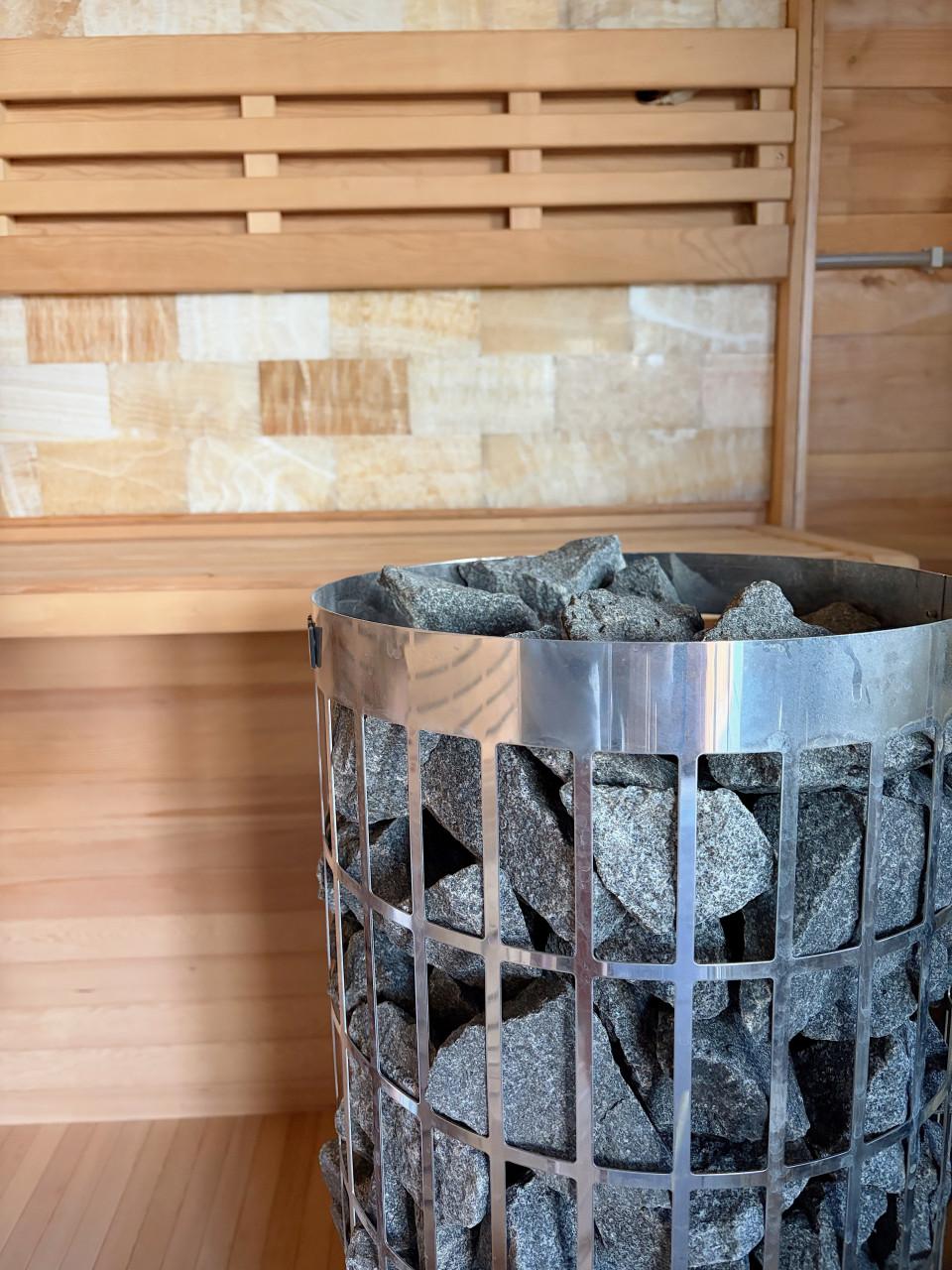 Prachtige ruime sauna!
