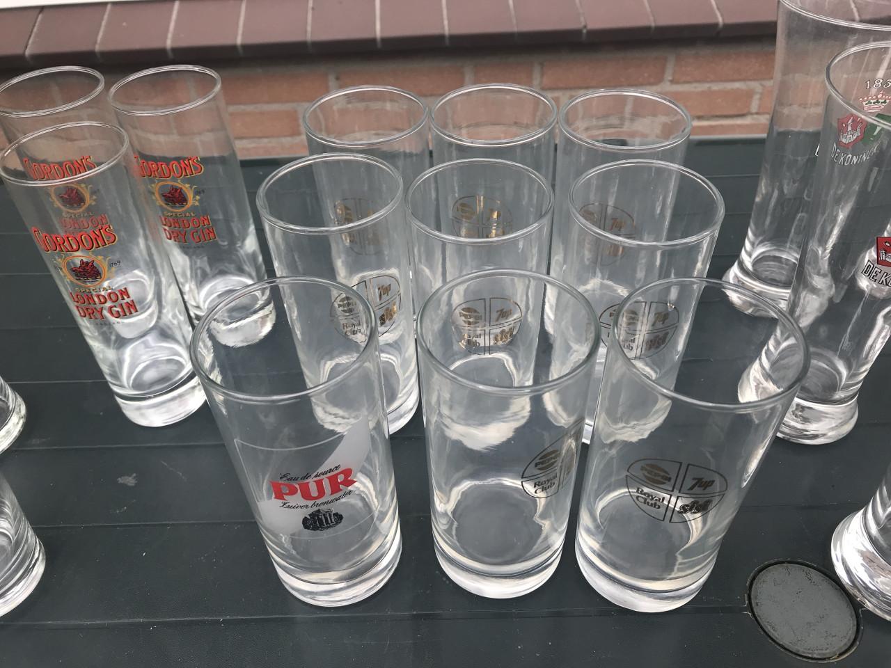 Bier,fris glazen