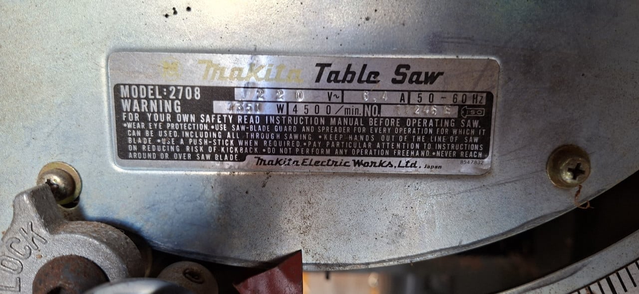 Makita zaagtafel