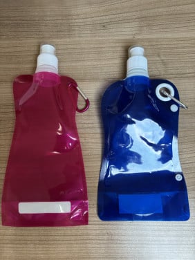 Drinkflesje met clip voor onderweg