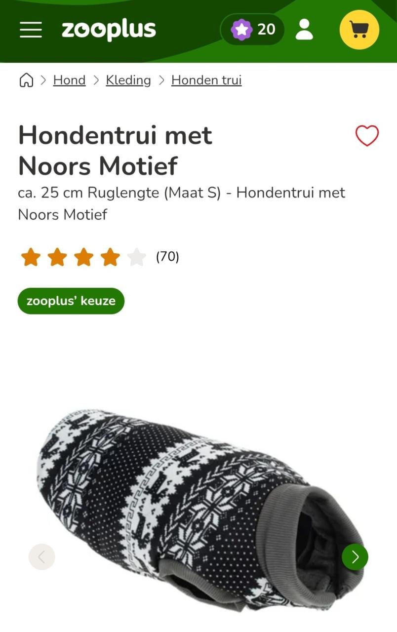 Hondentruitje voor kleine hond