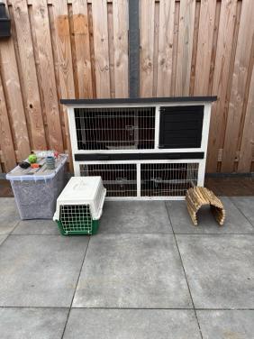 Compleet konijnenhok