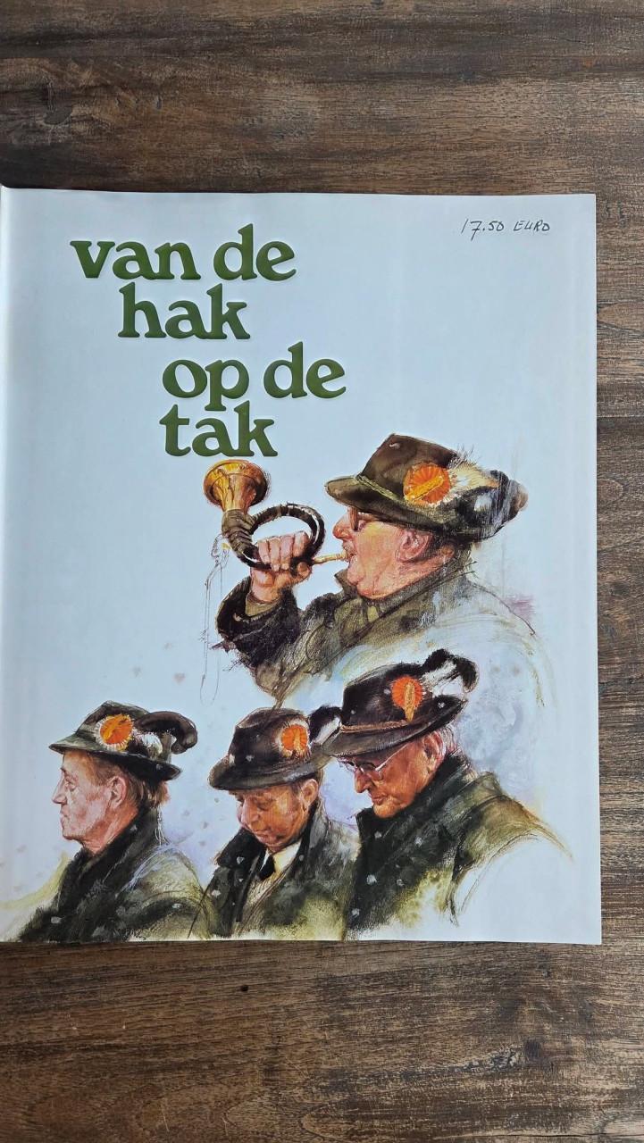Boek Rien Poortvliet 'van de hak op de tak'.