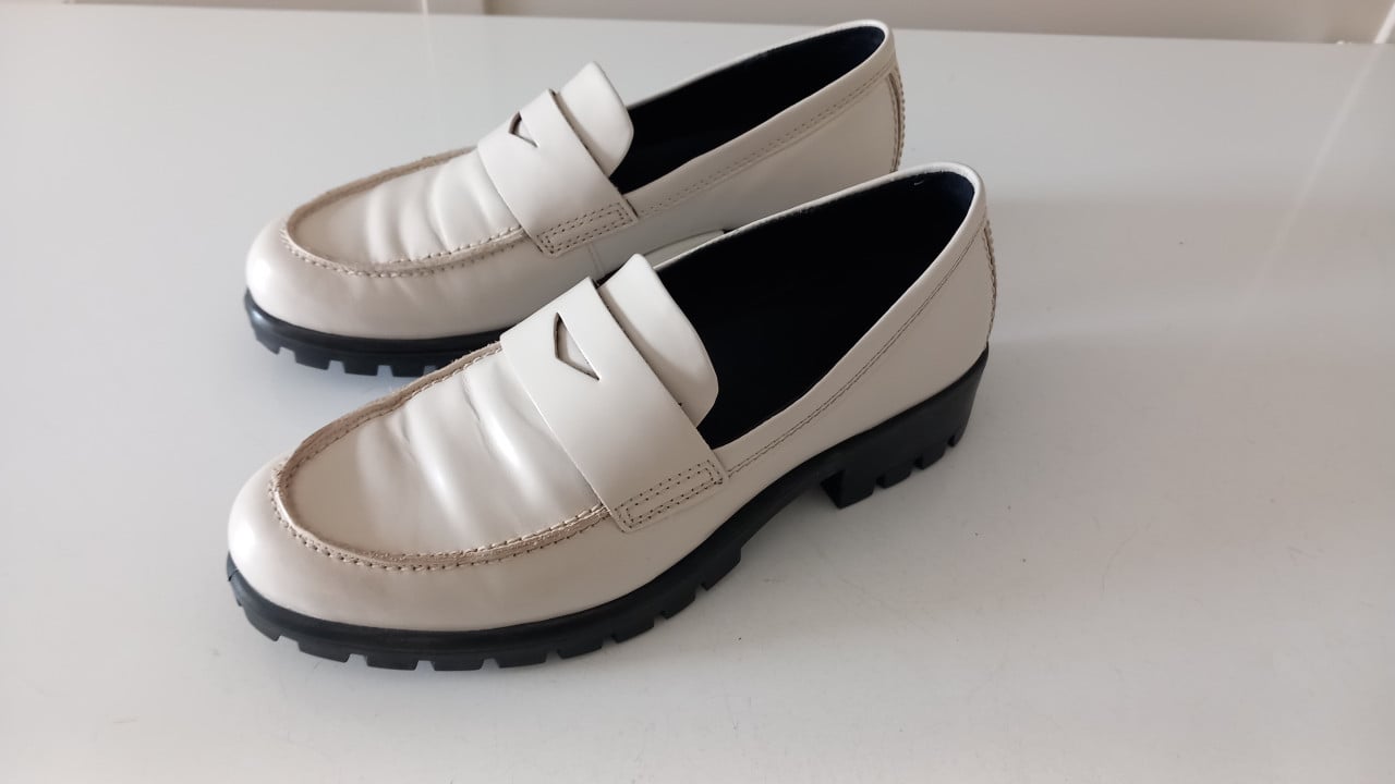 Ecco Modtray leren damesloafers