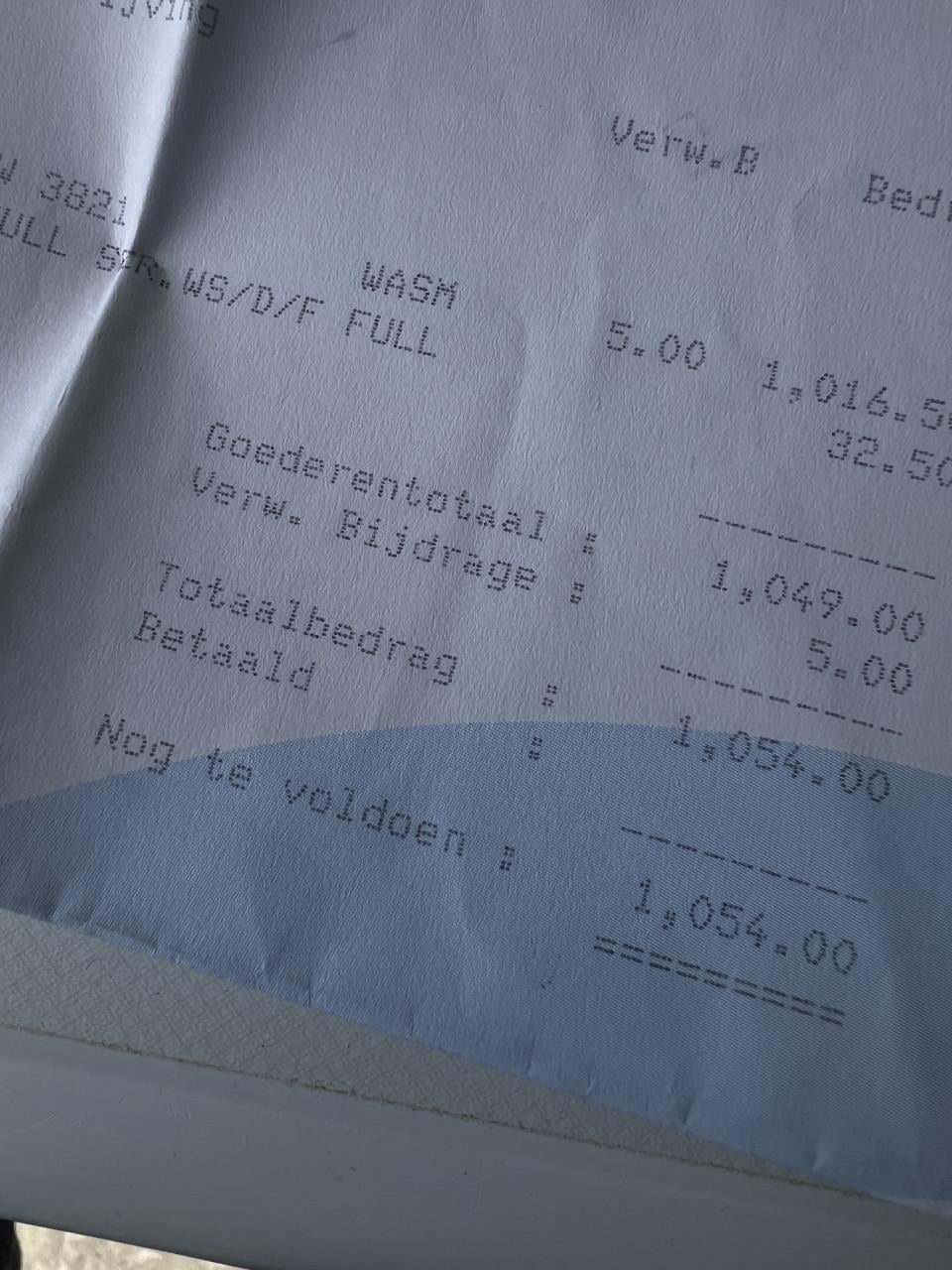 Miele wasmachine 6 kg. 1400 toren bijna niet gebruikt met bon en boekje