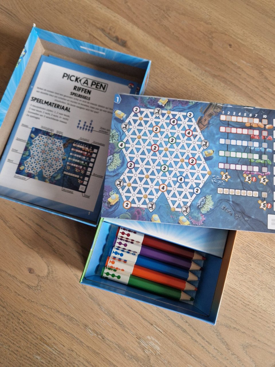 Pick a pen - riffen spel