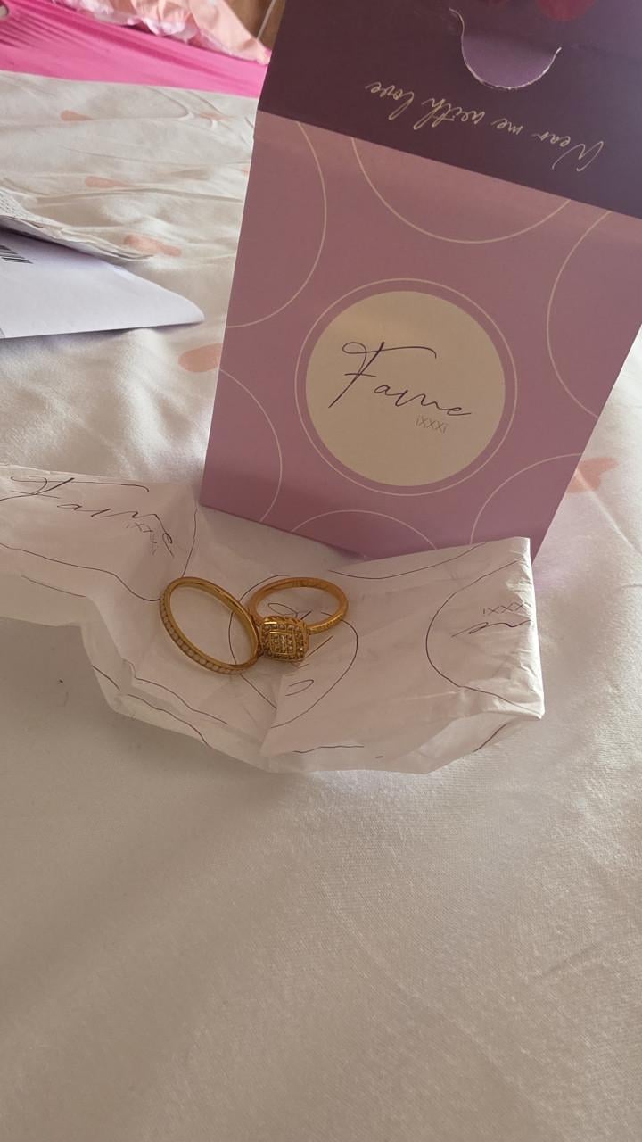 2 ixxi ringen en swarovski oorbellenset