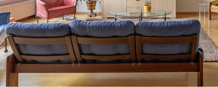 Vintage Pastoe driezits bank