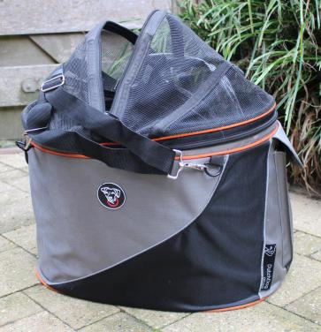 Fietsmand voor kleine hond, DutchDog Cocoon kleur grijs t.e.a.b.