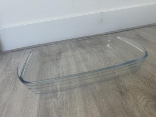 Glazen ovenschaal 24x34 cm