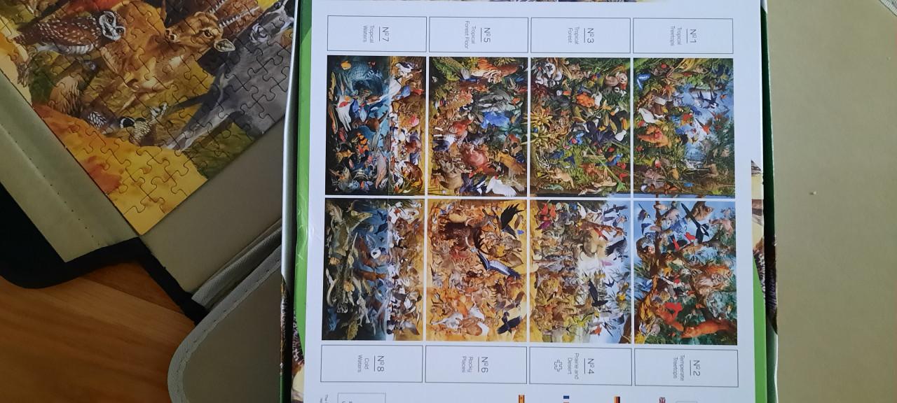 2 prachtige legpuzzels van The Wildlife Collection