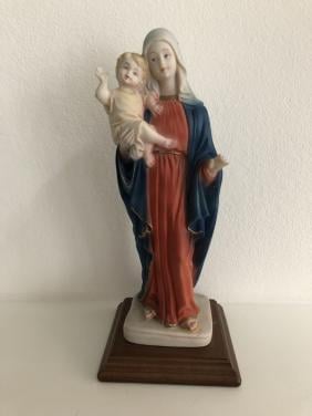 Mooi gaaf heilig Maria met kindje Jezus beeld
