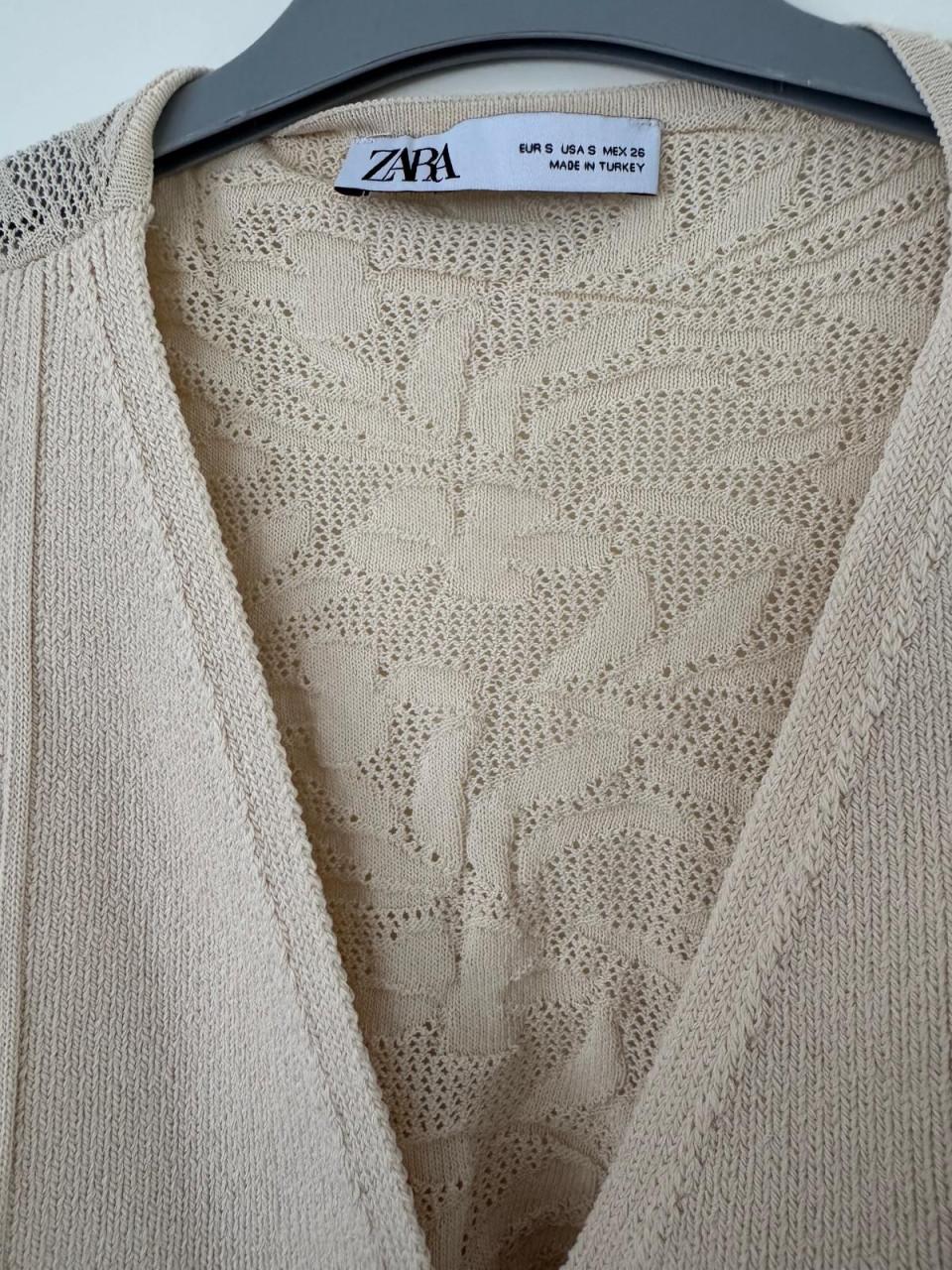 Beige gilet dames mt S