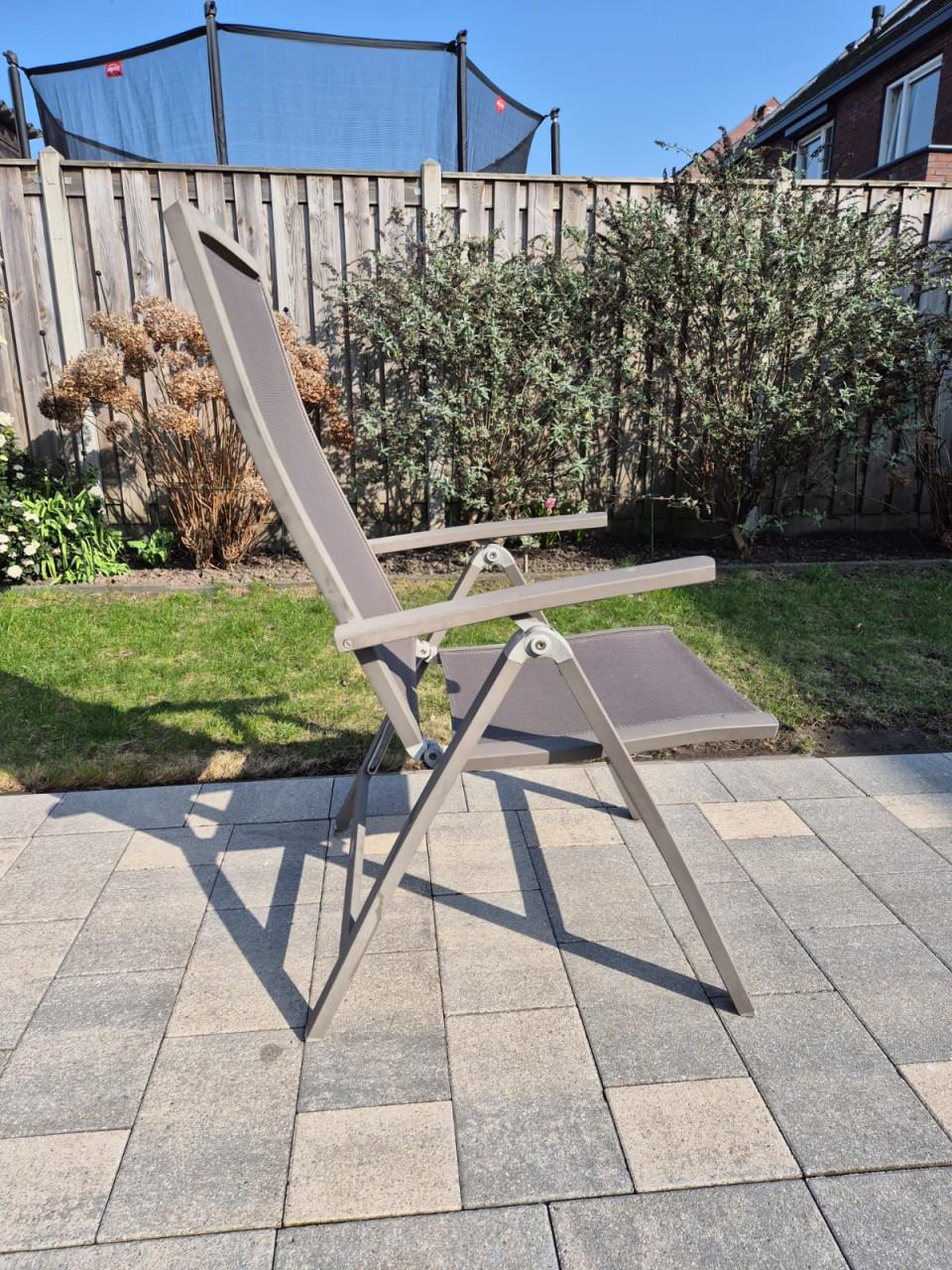 Set van 4 verstelbare tuinstoelen - Fiore