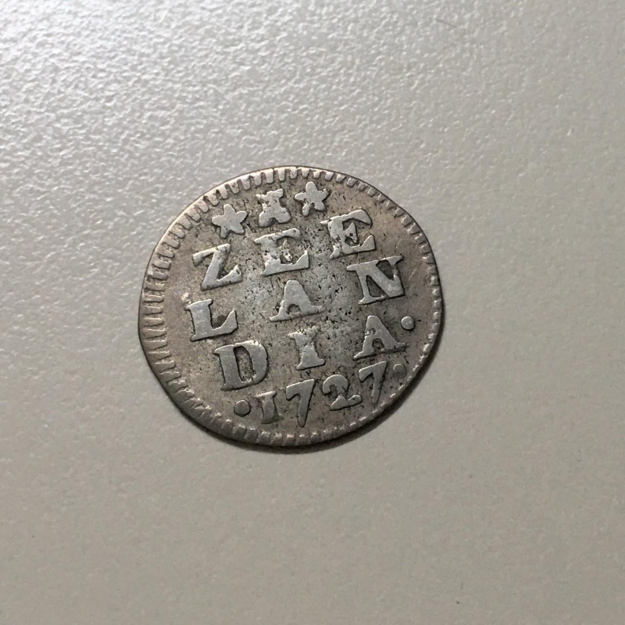 3 zilveren Dubbele Wapenstuivers Zeeland (1726, 1727, 1728)