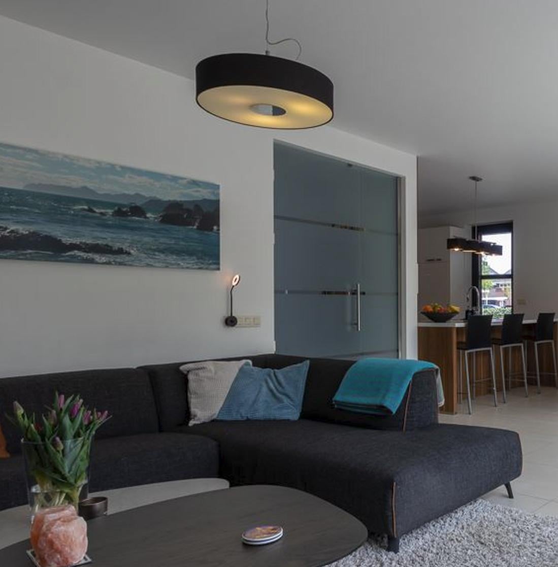 Luxe glazen design taatsdeur XXL (153 * 236,5) gedemonteerd