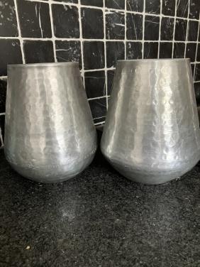 2 emaille potten