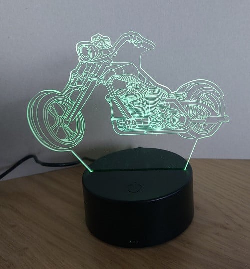 Nachtlampje met Chopper  Nieuw in Doos