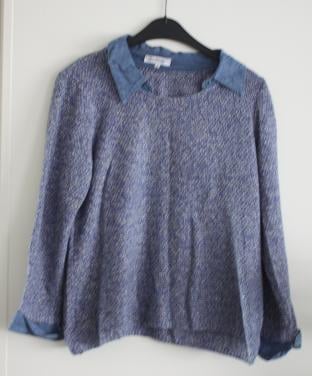 Blouse trui blauw  maat 2