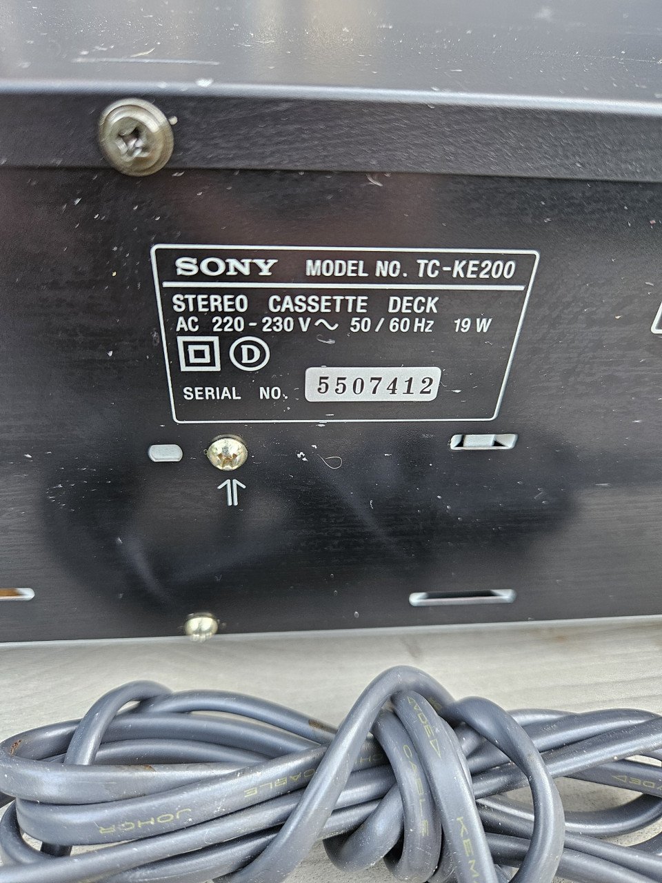 Mooi Vintage Sony cassettedeck TC-KE 200, goede staat...