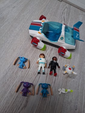 Playmobil - Super4  vliegende auto set