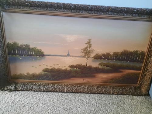Olieverf schilderij landschap