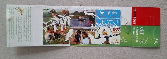 Postzegelboekje Hart Voor De Natuur 2000 Postfris