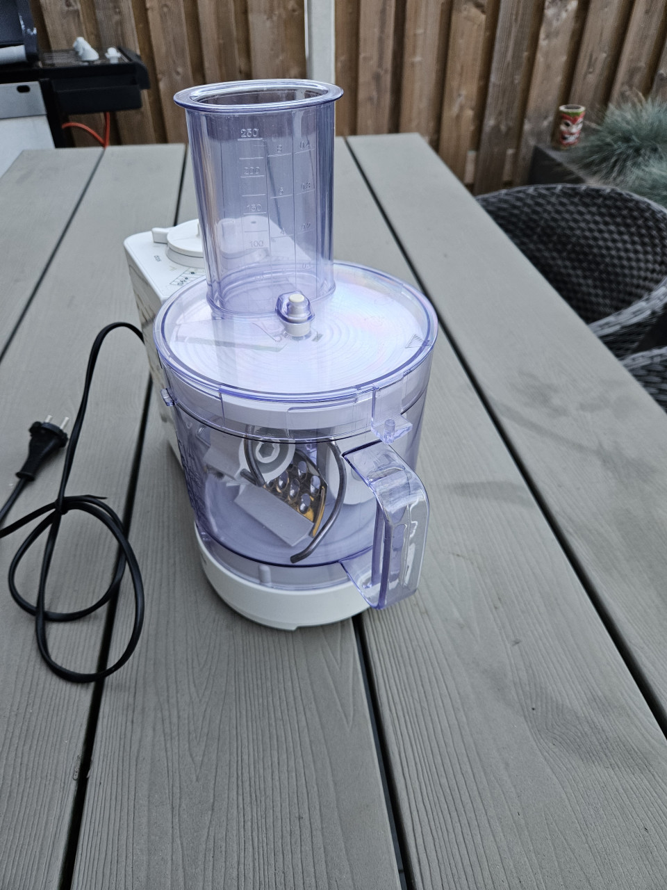 Werkende complete Vintage Braun Multipractic keukenmachine Type 4259 UK100