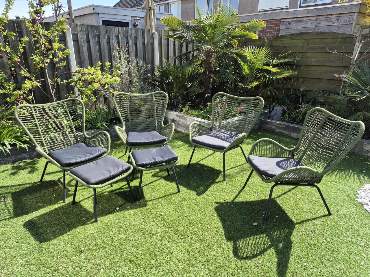 Tuinstoelen set