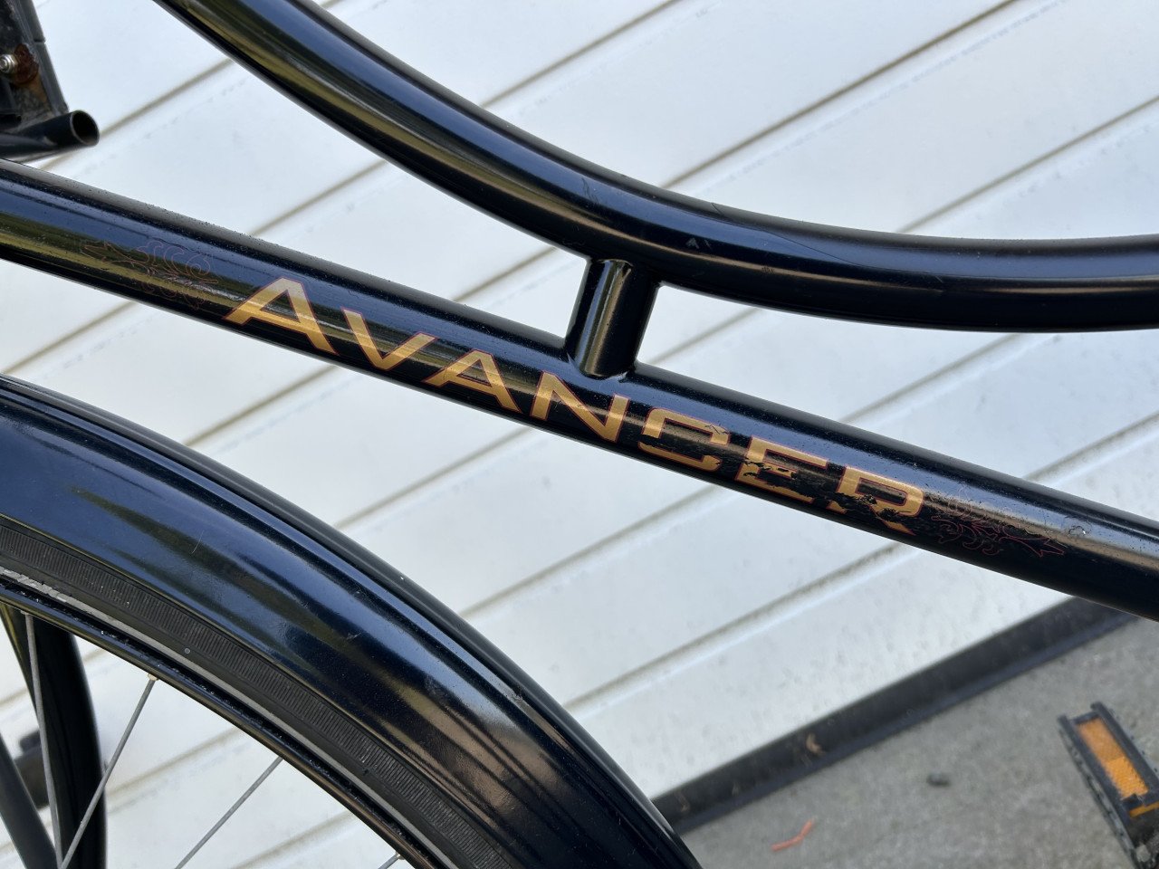 Omafiets, 28 inch met krat