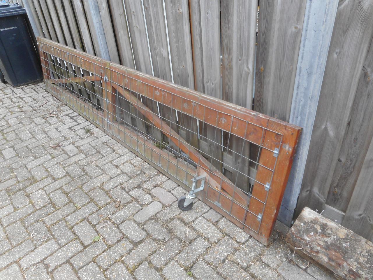 Tuinpoort 354X70 met paal
