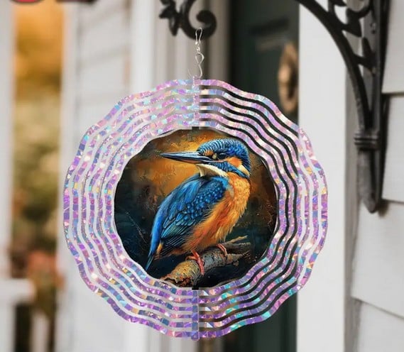 Wind spinner  ijsvogel #2