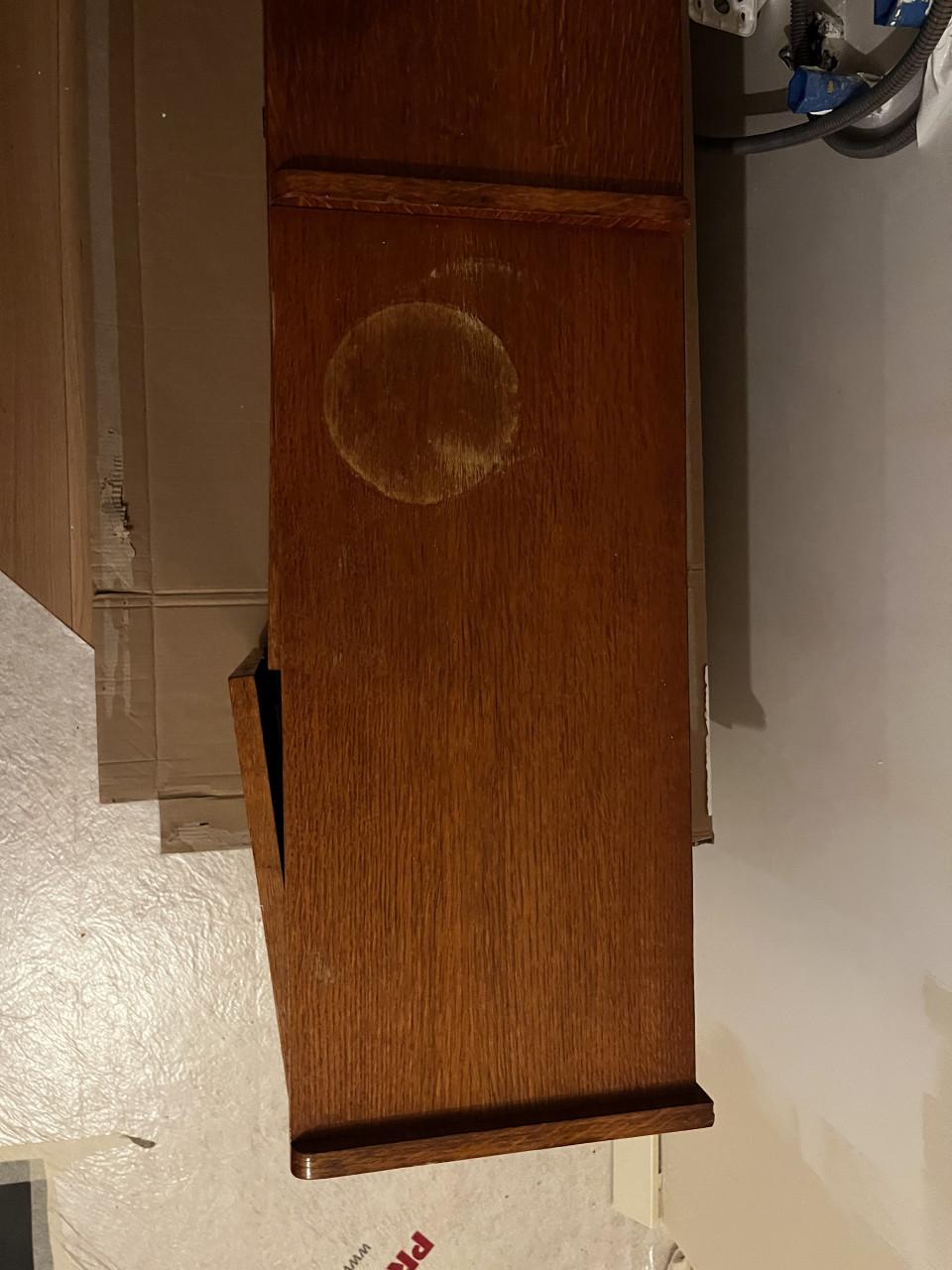 Retro dressoir / vintage kast op hairpin poten – 187 cm
