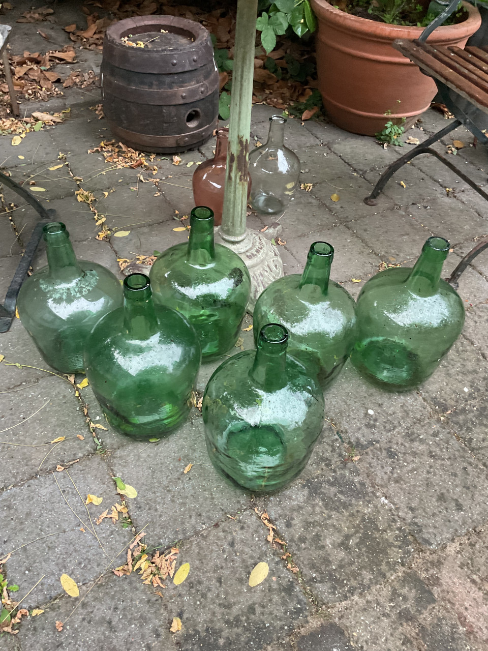 Brocante flessen