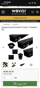 Afvoergoot/lijngoot