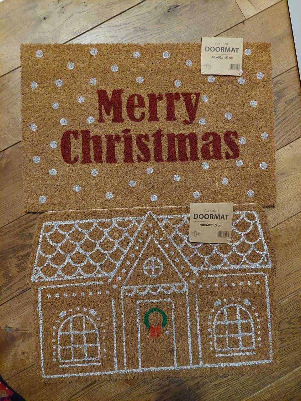 Kerst deurmatten nieuw €5 per stuk