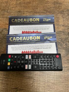 2 cadeaubonnen hollandse huisjes