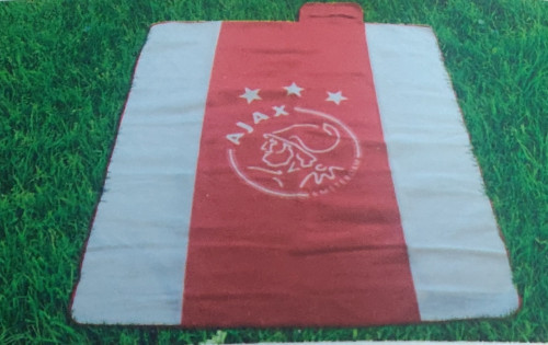 Ajax - Picknick Kleed Rood - Wit met Logo