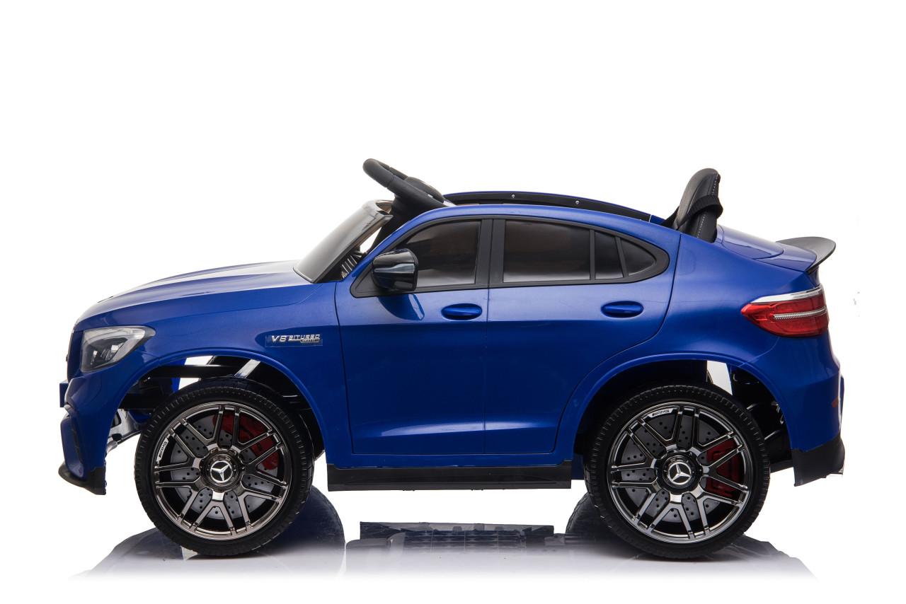 Elektrische Kinderauto 12V–Mercedes-Benz GLC 63S AMG | Blauw