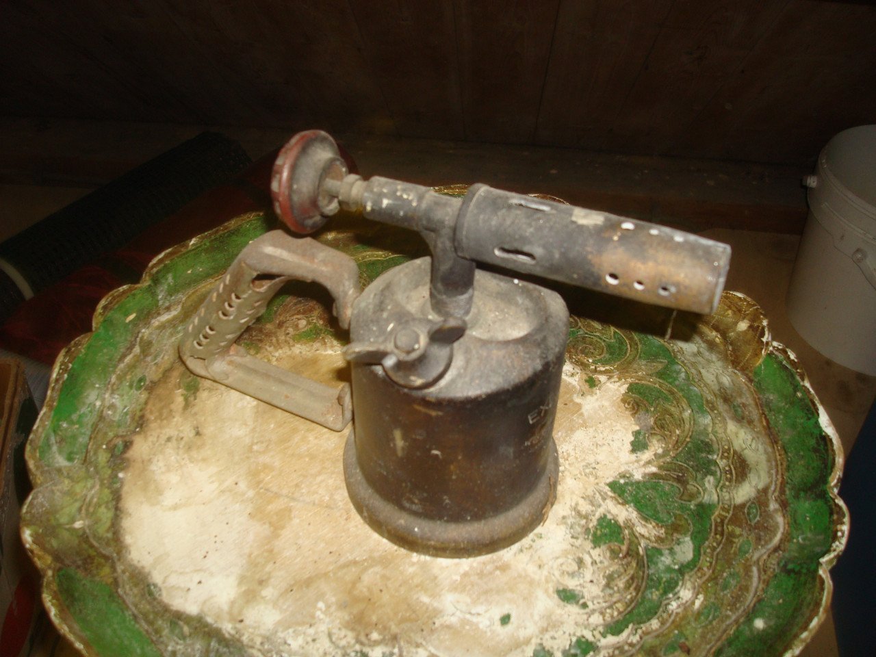 Koperen brander